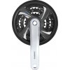 Shimano kliky FCTX801 48/38/28 stříbrné 170+kryt