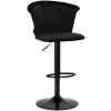 4Rico Bar Hocker QS-B801 čierny zamat