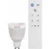 Trio 956-88 inteligentná LED žiarovka 1x6,5W | GU10 | 360lm | 2200-6500K | RGBW - stmievateľná, nastavenie teploty osvetlenia, technológia WiZ, diaľkové ovládanie, pamäťová funkcia, biela