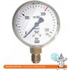 Wika Manometer pre kyslík stranový 0/315 bar - 63 mm - 1/4