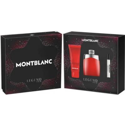 Mont Blanc Legend Red EDP 100 ml + sprchový gél 100 ml + EDP 7,5 ml darčeková sada