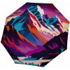 DOPPLER Modern Art Long AC Mountain - holový vystřelovací deštník vícebarevný 74015730