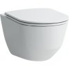 Laufen PRO RIMLESS WC závesné Compact, hlboké splachovanie, biela H8209650000001