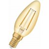 Dekoratívna žiarovka LED B39 Candle E14 2,5W = 22W 220lm 2400K Warm 300° Vintage 1906 Osram