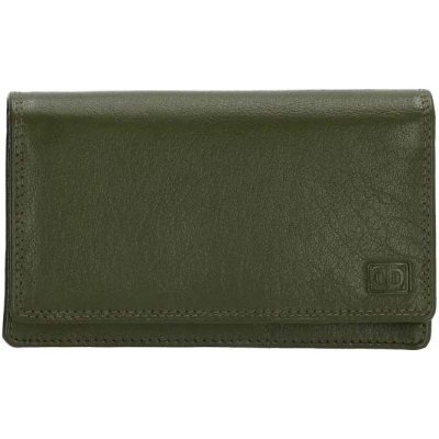velká kožená peňaženka Dominas Zelená