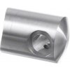 Q-railing Nerezový držiak napínaku lankové výplne zábradlí - lanká pr.3,2 mm MOD 7453 koncový pravý, na rúrku pr.42,4 mm, brus