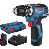 BOSCH GSR 12V-35 FC Aku vŕtací skrutkovač, L-BOXX, 2x aku 3,0 Ah, kľučovadlo 06019H3001