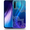 Picasee silikónový prehľadný obal pre Xiaomi Redmi Note 8 - Kvetinový vzor