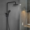 Imex KENT termostatický duálny sprchový systém čierna matná BTK017/NG