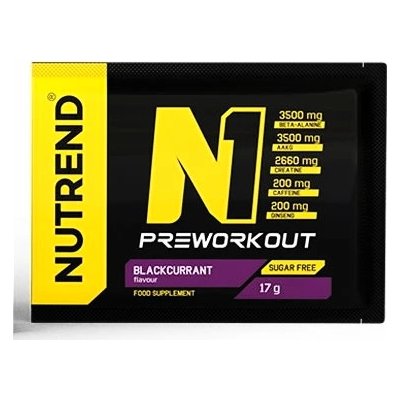Nutrend N1 Pre-Workout 17 g ružový grep