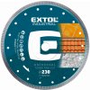 Extol Industrial 8703045 | Diamantový rezný kotúč Turbo ThinCut na suché a mokré rezanie priemer 230x10,0x2,2x22,23 mm