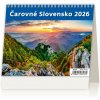 Helma Stolový kalendár riadkový 17,1x13,9 cm - MiniMax Čarovné Slovensko 2026
