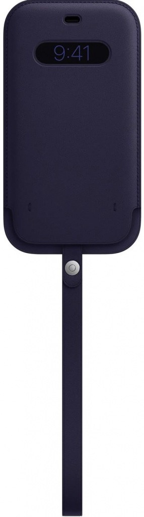 Apple Leather Sleeve vč. MagSafe iPhone 12 Pro Max Deep Violet MK0D3FE/A