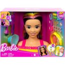 Barbie NEONOVO DÚHOVÁ ČESACIA HLAVA ČIERNOVLÁSKA