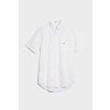 Gant košel'a reg micro dot poplin SS shirt biela