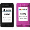 Vision Tech HP 650XL BK + 650XL Color Combo set kompatibil