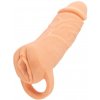 Nature Skin 2 in 1 Extension + Masturbator Medium, realistický masturbátor a návlek na penis