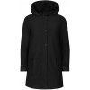 Dámsky kabát s kapucňou NAX, ARESA Čierna XL