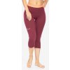 Dámske funkčné legíny Salewa Boe Alpine Merino 3/4 Tight - rhodo red