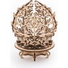 Ugears 3D drevené mechanické puzzle Kvetina
