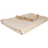 ATMOSPHERA Prehoz na posteľ so strapcami Ollina 230x250 béžová