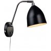 Markslöjd Markslöjd 105027 - Nástenné svietidlo HAMINA 1xE27/40W/230V čierna ML0155 + záruka 3 roky zadarmo + záruka 3 roky zadarmo