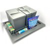 UnionPlast Odpadkový kôš do zásuvky PARADISO 700 mm / Antracit 1 x 12 L + 2 x 6L
