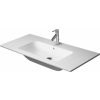 DURAVIT - ME by Starck Umývadlo nábytkové, 103x49 cm, s prepadom, s otvorom na batériu, biela 2336100000