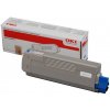 OKI C610 (44315307), originálný toner, azúrový
