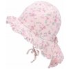 STERNTALER Klobúk letný s jemnými kvetmi pink dievča-45 cm-6-9 m