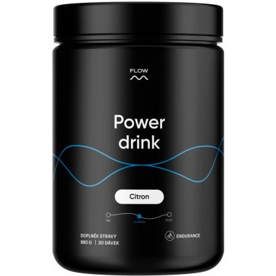 FLOW Power drink 880 g citrón