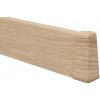 MDF Quadro 60 Lišta soklová DUB CHIARO 2,4 m