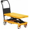 Mobilný hydraulický zdvíhací stôl Manutan Expert, do 300 kg, doska 81,5 x 50 cm