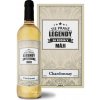 Sablio Tie pravé legendy sa rodia v máji Chardonnay biele suché víno 12 % 0,75 l (holá fľaša)
