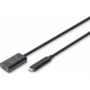 Digitus Aktivní prodlužovací kabel USB-C – USB-C, USB 3.2 Gen2, 10 Gb/s, 5 m