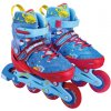 Detské kolieskové korčule - Modro-červené (vel. 30-33)