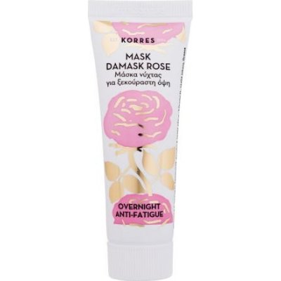 Korres Damask Rose Overnight Anti Fatigue Mask nočná pleťová maska 18 ml