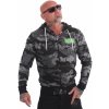 Yakuza METAL SYSTEM ZIP mikina na zips HZB 20015 camouflage grey šedý maskáč