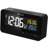 Sencor | Sencor - Digitálne hodiny s budíkom a teplomerom 230V/1xCR2032 | FT0377