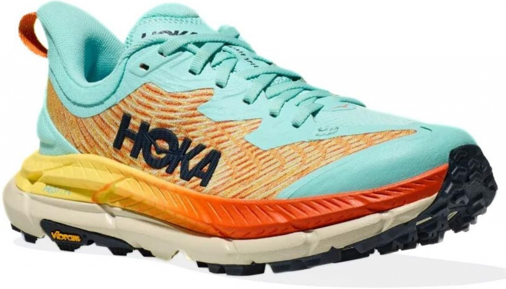 Hoka Mafate Speed 4 Pánske bežecké topánky modrá oranžová