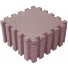 Babydan Hracia podložka Puzzle Dusty Rose 90 x 90 cm
