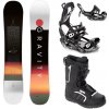 Gravity Bandit 25/26 snowboard + Raven Fastec FT360 black viazanie + Raven Target ATOP obuv - 159 cm + S (EU 35-40)