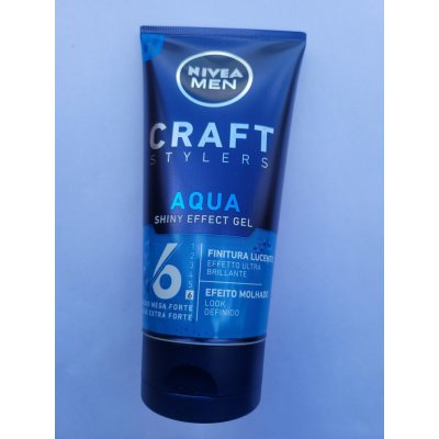 Nivea Men Aqua gél na vlasy s mokrým efektom stupeň tuženia č. 6 - mega strong, 150 ml