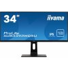 34 iiyama XUB3493WQSU-B: IPS, UWQHD, 400cd/m2, 4ms, HDMI 2.0, DP 1.2, USB, height, černý