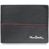 Pierre Cardin TILAK38 324 RFID čierno-červená pánska peňaženka z hovädzej kože 12 x 9,5 x 2,5 cm
