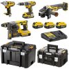 DeWALT DCK428P3T Aku súprava náradia (DCD796+DCH273+DCG405+DCF894+3x 18V/5,0Ah)2xTstak