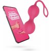 EasyToys EasyConnect Stella Vibrating Kegel Balls, silikónové vaginálne guličky ovládané mobilnou aplikáciou 18 x 3,4 cm