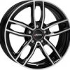 AUTEC Alufelge 6.5 J x 16 112/5/44/66,5 Mercador Schwarz poliert Autec 6,5x16 5x112 ET44.00 gloss black / polished