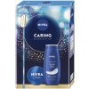Nivea Caring Moments of Joy NIVEA Creme Care upokojujúci sprchový gél 250 ml + NIVEA Creme krém 75 ml kozmetická sada