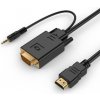 GEMBIRD Kábel HDMI Samec/VGA Samec +3,5mm Jack 3 A-HDMI-VGA-03-10